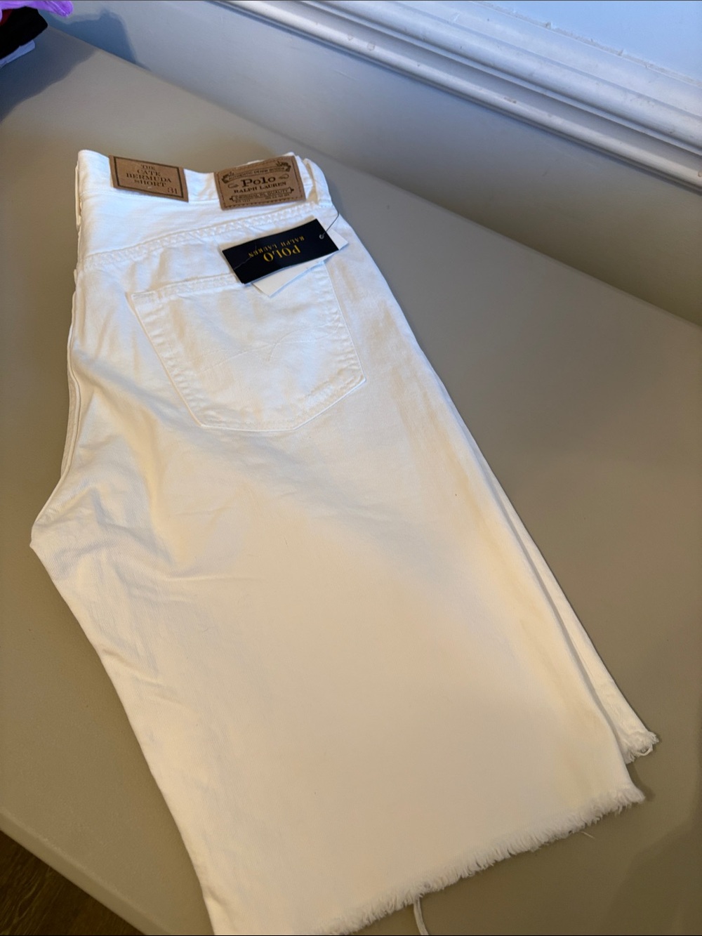 Polo by Ralph Lauren Men's White Chino Shorts